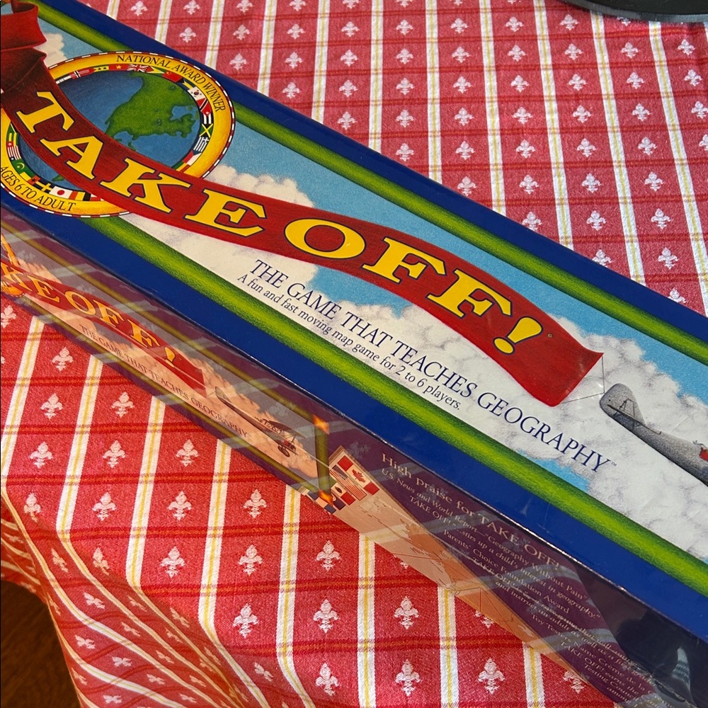 Vintage ‘Take Off!’ Geography Board Game New in Wrapping